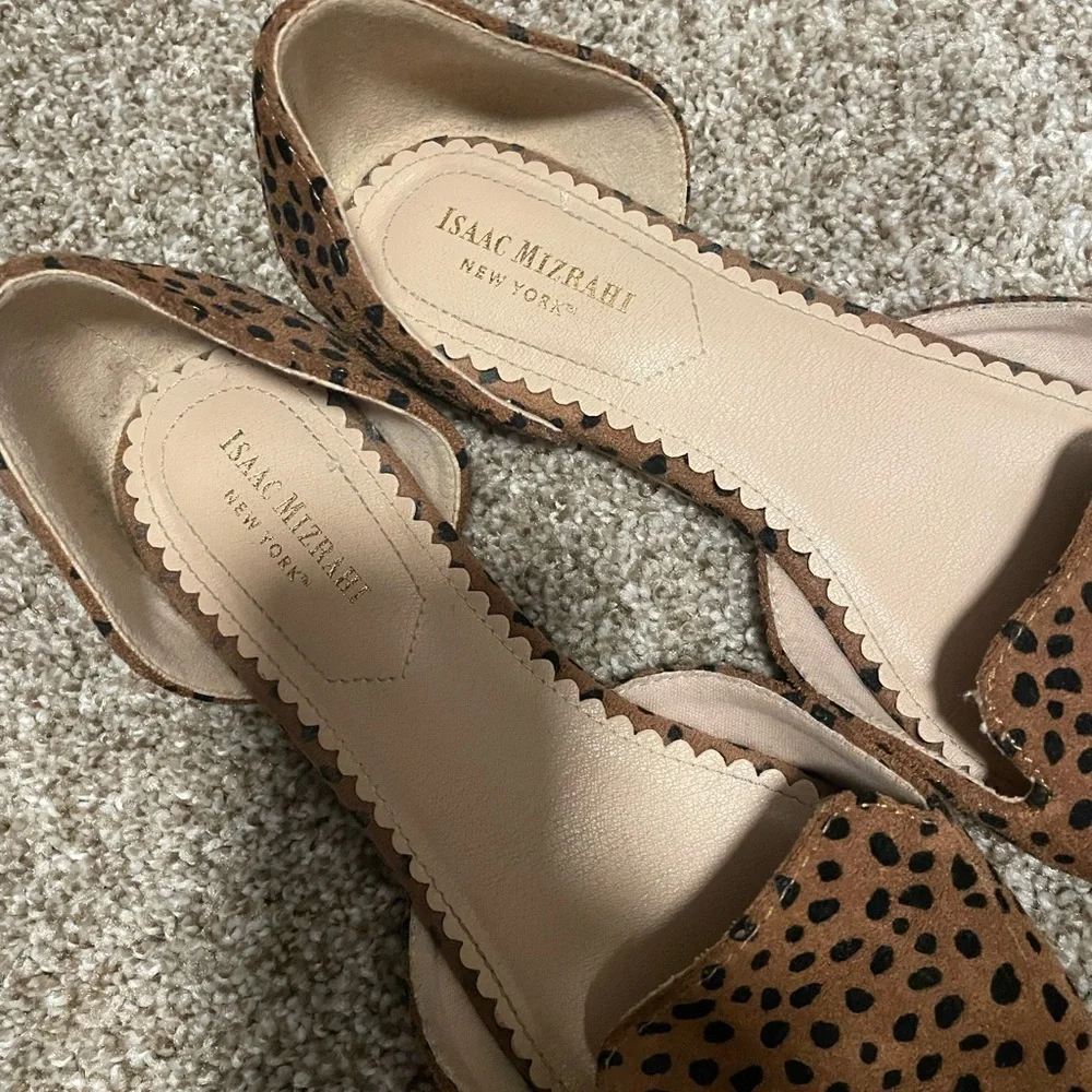 Brown and Black Flats